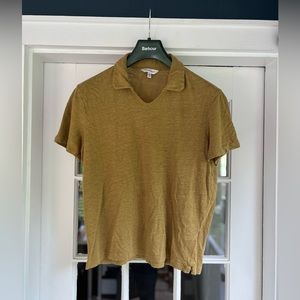 Club Monaco Linen Polo Size M
